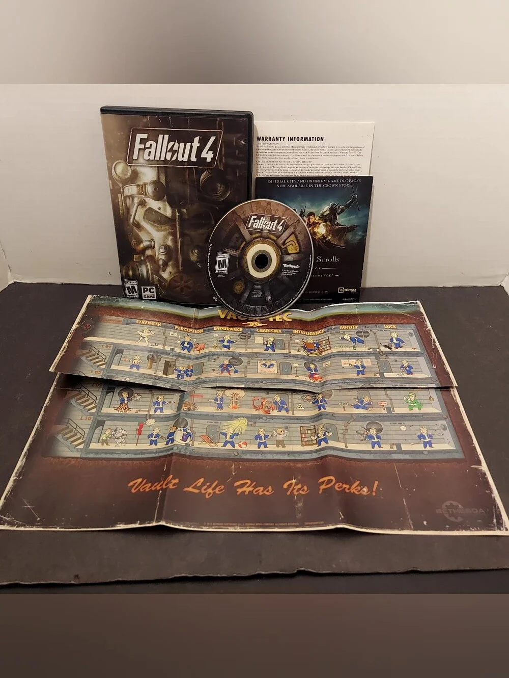 Fallout 4 game for PC Fallout 4 pc complete with vault guide map manual cib